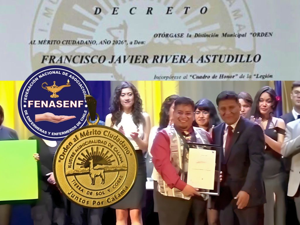 Vocación y servicio: enfermero Francisco Javier Rivera Astudillo recibe la Orden al Mérito Ciudadano por su impacto en la comunidad